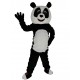 Animal lindo del traje de la mascota del panda blanco y negro