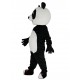 Niedliches weißes und schwarzes Panda Maskottchen Kostüm Tier