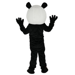 Cute White and Black Panda Mascot Costume Animal