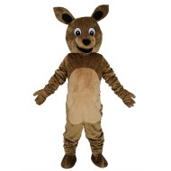 Kangourou mignon avec de longues oreilles Costume de mascotte Animal