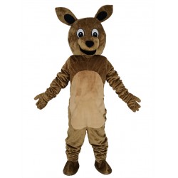 Cute Kangaroo with Long Ears Mascot Costume Animal