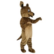 Lindo canguro con traje de mascota de orejas largas Animal