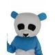 Animal disfraz de mascota panda azul y blanco