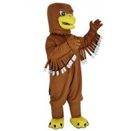 Fierce Brown Eagle Mascot Costume Animal