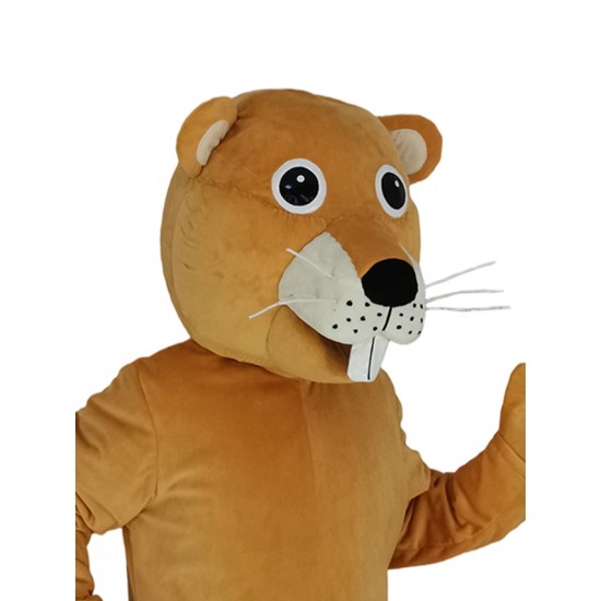 Disfraz de mascota de castor naranja Animal