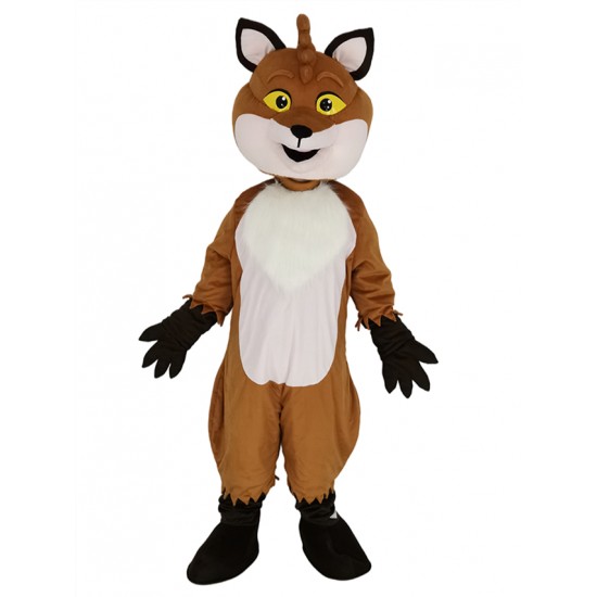 Friendly Fox Mascot Costume Animal