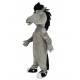 Leistung Muscles Graues Mustang Maskottchen Kostüm Tier