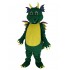 Niedliches Grüner Drache Maskottchen Kostüm Tier