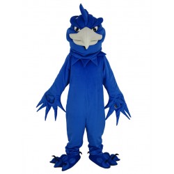 Costume de mascotte de phénix bleu royal animal