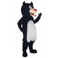 Navy Blue Bear Mascot Costume Animal