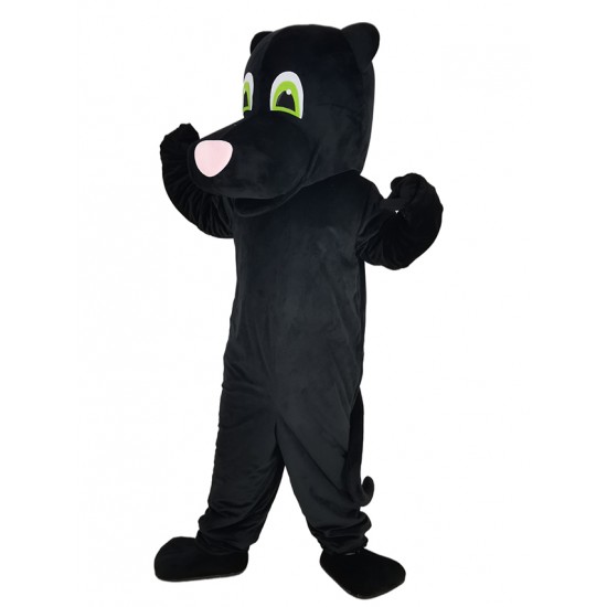 Leistung Schwarz Panther Maskottchen Kostüm Tier