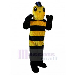 Nouveau type Noir et jaune Abeille tueuse Costume de mascotte Animal