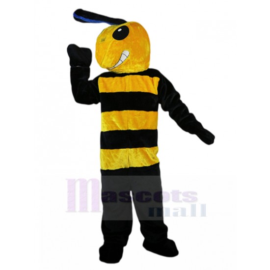 Nuevo tipo Negro y amarillo Asesino de abejas Disfraz de mascota Animal