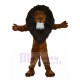 brun Lion mâle Costume de mascotte avec poils bruns Animal