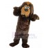 Behaart Brauner Hund Maskottchen Kostüm mit langen braunen Ohren Tier