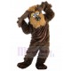Poilu Chien marron Mascotte Costume avec de longues oreilles brunes Animal