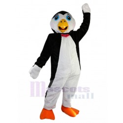 Herr Pinguin Maskottchen Kostüm mit blauen Augen Tier