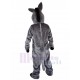 Bête Âne gris Costume de mascotte Animal