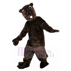 Dark Brown Mole Mascot Costume with Big Tail Animal