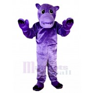 Marrant Hippopotame violet Costume de mascotte Animal