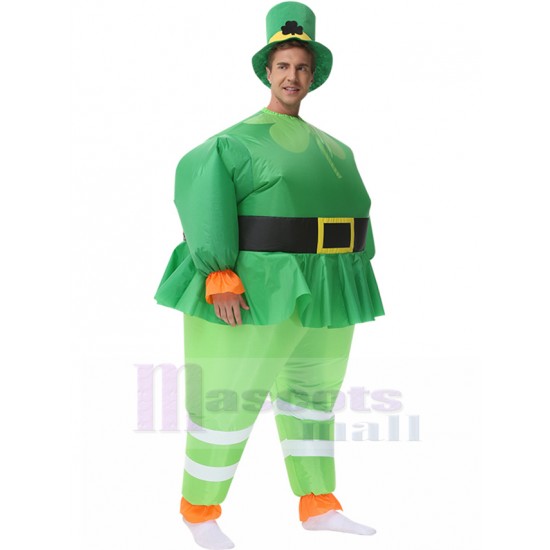 2022 Inflatable Costume Irish Skirt Adult Blow up Suit St Patrick's' Day Halloween Dress up Costume