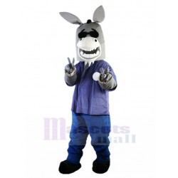 Nonsensical Donkey Mascot Costume with Sunglasses Animal