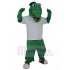 Contento Cocodrilo verde Disfraz de mascota en traje de beisbol Animal