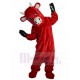 Curious Red Calf Bull Mascot Costume Animal