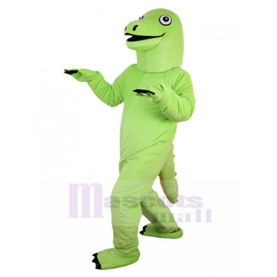 Adorkable Green Dinosaur Mascot Costume Animal