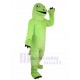 Adorable Dinosaure vert Mascotte Costume Animal