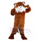 tigre marrón Disfraz de mascota con larga barba blanca Animal