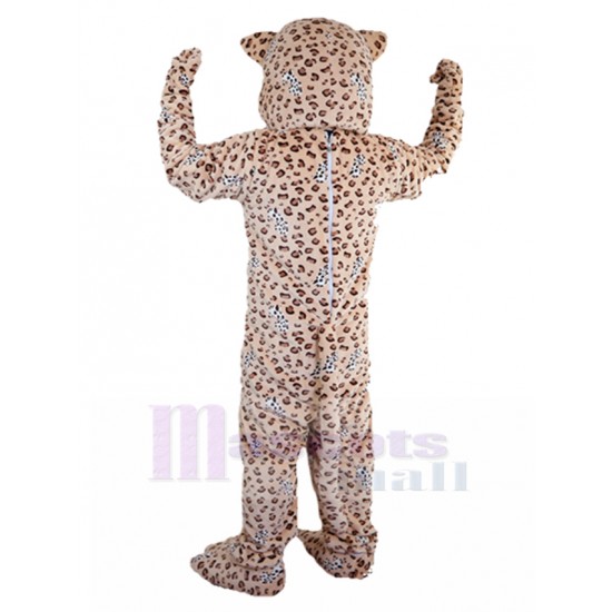 Realistisch Lebensgröße Leopard Maskottchen Kostüm Tier