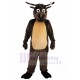 Dark Brown Elk Deer Mascot Costume Animal