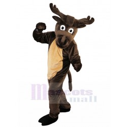 Cerf brun foncé Costume de mascotte Animal