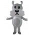 Weißer und grauer Schnauzer Hundemaskottchen Kostüm Tier
