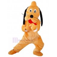 Orange Bloodhound Dog Pluto Goofy's Pet Mascot Costume Animal