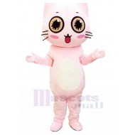 Nueva llegada Gato mascota rosa claro Disfraz de mascota animal
