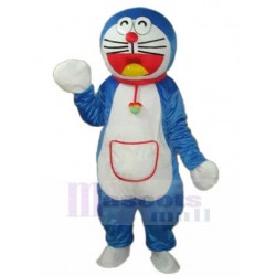 Affordable Doraemon Mascot Costume Cartoon with Red Side Pocket