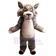 New Arrival Grey and White Wildcat Mascot Costume Animal