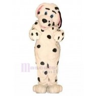 New Arrival Cute Dalmatian Dog Mascot Costume with Pink Ears Animal