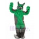 Power Green and Strong Wolf Mascot Costume Animal