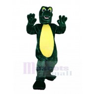 Gut gemacht Grünes Krokodil Maskottchen Kostüm Tier