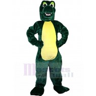 Gut gemacht Grünes Krokodil Maskottchen Kostüm Tier