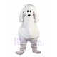 Confused White Polar Bear Mascot Costume Animal