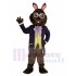 Monsieur Lapin Lapin en smoking violet Costume de mascotte Animal