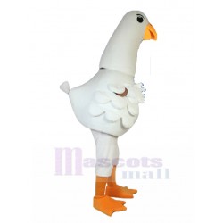 Childlike White Goose Mascot Costume Animal