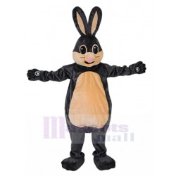 Délicieux Lapin Gris Foncé Costume de mascotte Animal