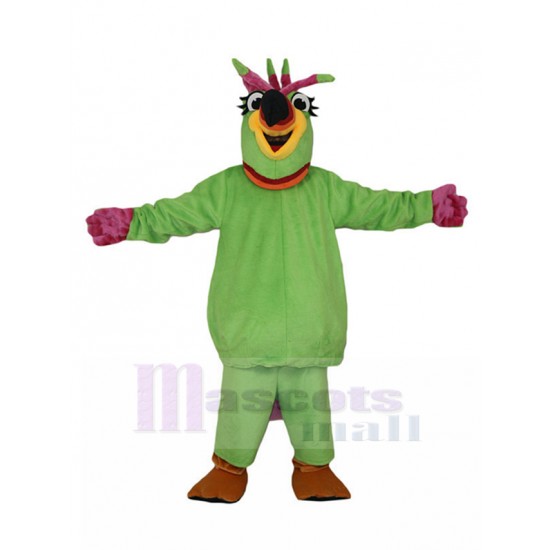 Lächerlich Grüner Papagei Maskottchen Kostüm Tier