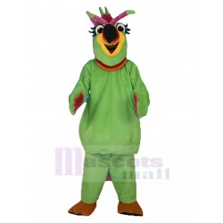 Ludicrous Green Parrot Mascot Costume Animal