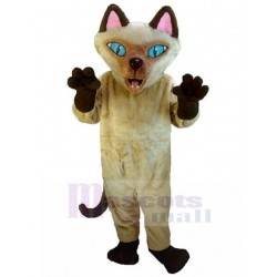 Bien fait Chat siamois Costume de mascotte Animal